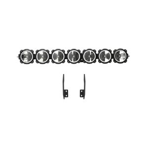 Ford Super Duty Light Bar Kit - Front Bumper - KC HiLiTES - Gravity LED Pro6 - Black - `11-`16